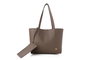 Lucky Bees Bolso Tote Visón Oscuro